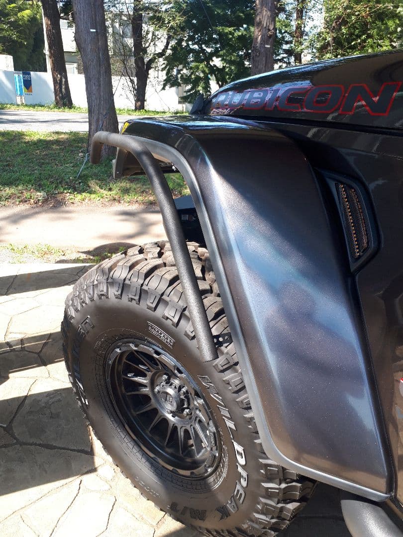 ラングラー JL ハイフェンダー用 32㎜径 自作 パイプフェンダー 塩ビ管 ラングラー JL ハイフェンダー用 32㎜径 自作 パイプフェンダー 塩ビ管