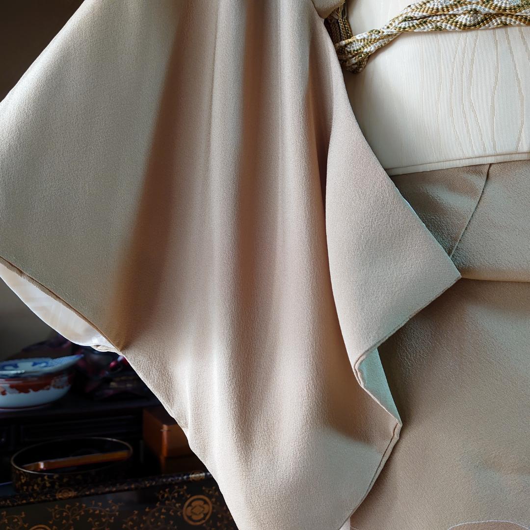 Cammie様専用 #519 正絹 訪問着 じゅらく帝王紫【リユース着物 Cammie様専用 #519 正絹 訪問着 じゅらく帝王紫【リユース着物