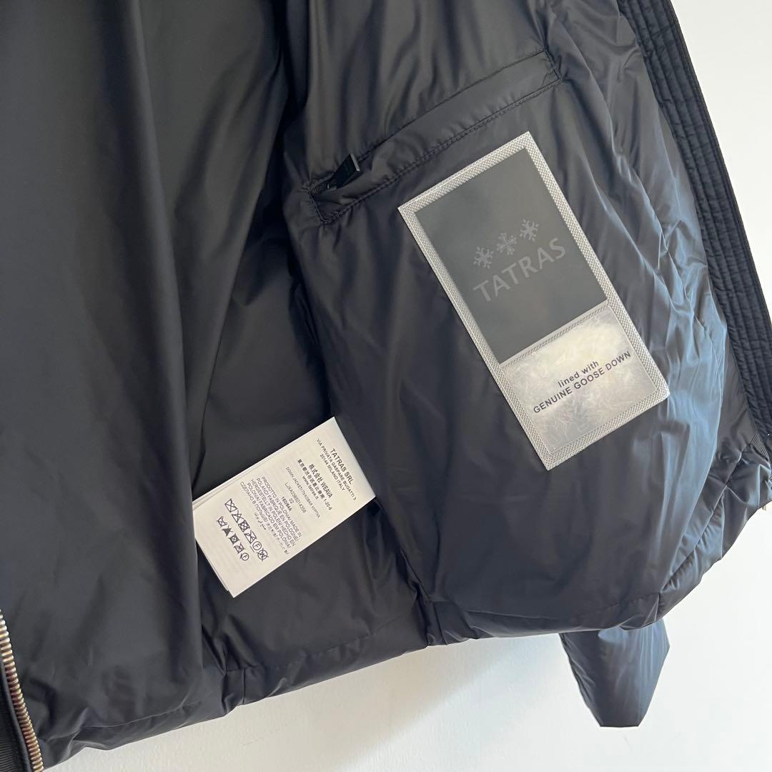 TATRAS タトラス NOKO ノコ ノーカラー ダウン ブラック 黒 2 TATRAS タトラス NOKO ノコ ノーカラー ダウン ブラック 黒 2