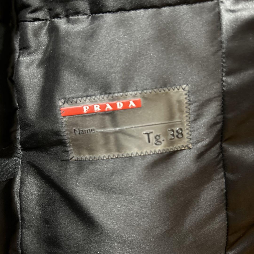 大幅値下げ！！PRADA ダウンジャケット Tg.38 黒　Ｍサイズ