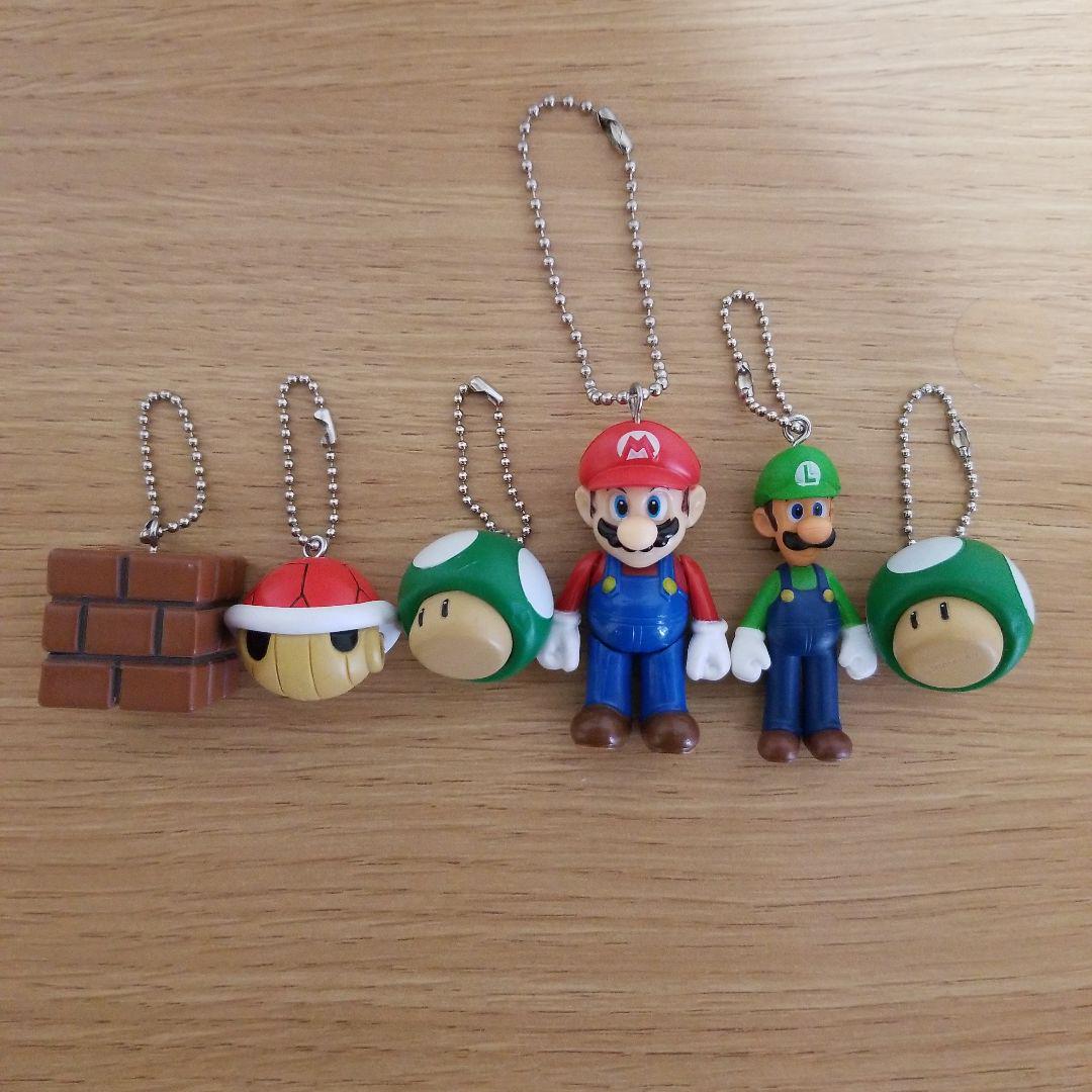 スーパーマリオ マスコットフィギュア キーホルダー セット