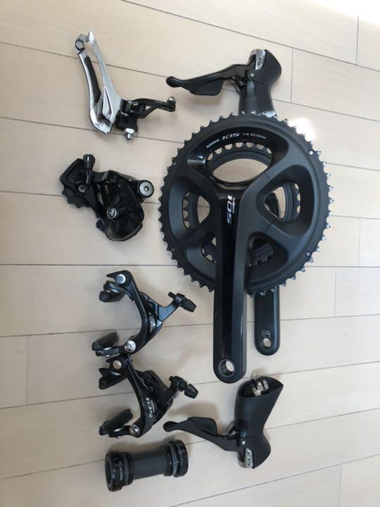 0円 お礼や感謝伝えるプチギフト SHIMANO105 5800系コンポセット