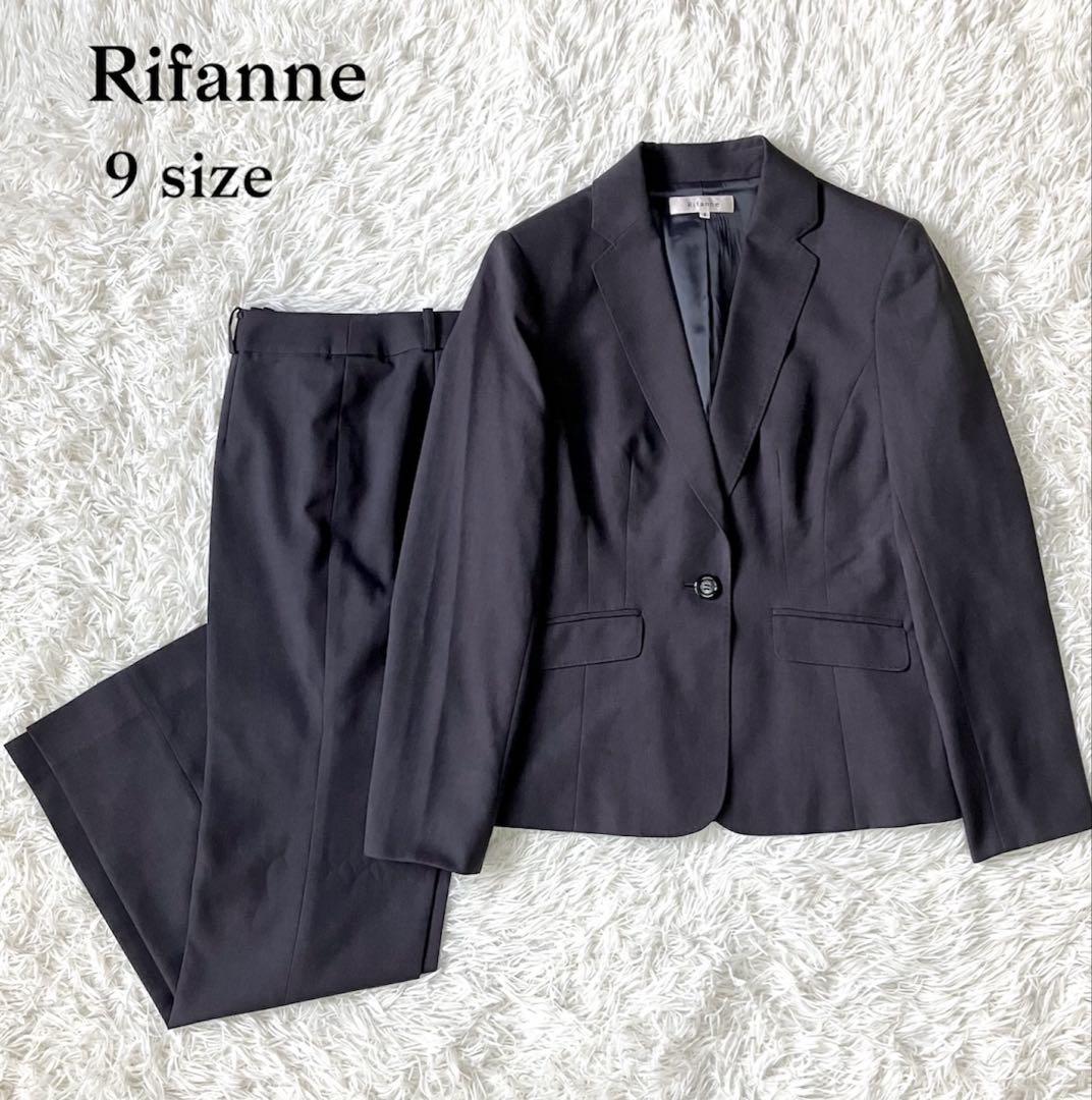 美品 Rifanne パンツスーツ セレモニー ビジネスグレー系 東京ソワール9
