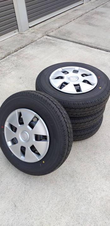 【Heday様専用:新車外し】ハイゼットデッキバン純正ホイールタイヤセット
