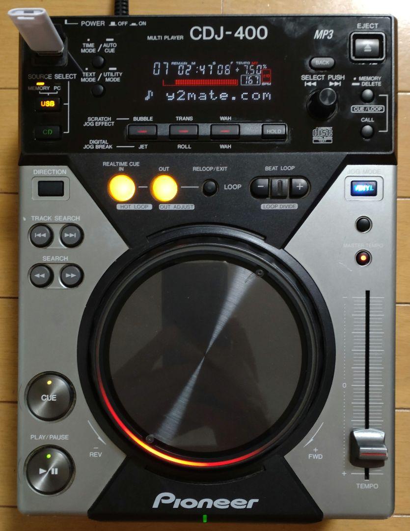 高い品質 Pioneer CDJ-400 動作確認済み 送料込み CDJ - メルカリ DJ機材