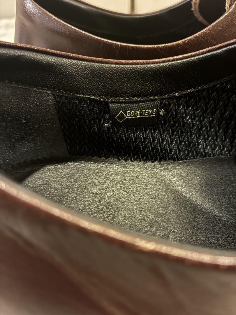 ASICS Runwalk GORE-TEX ストレートチップ ブラウン レザー