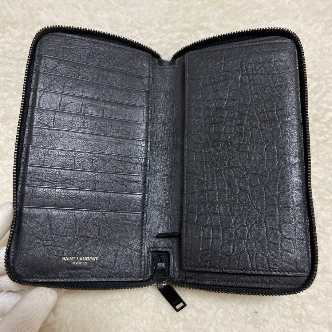 SAINT LAURENT　サンローラン　ラウンドファスナー　極美品‼️