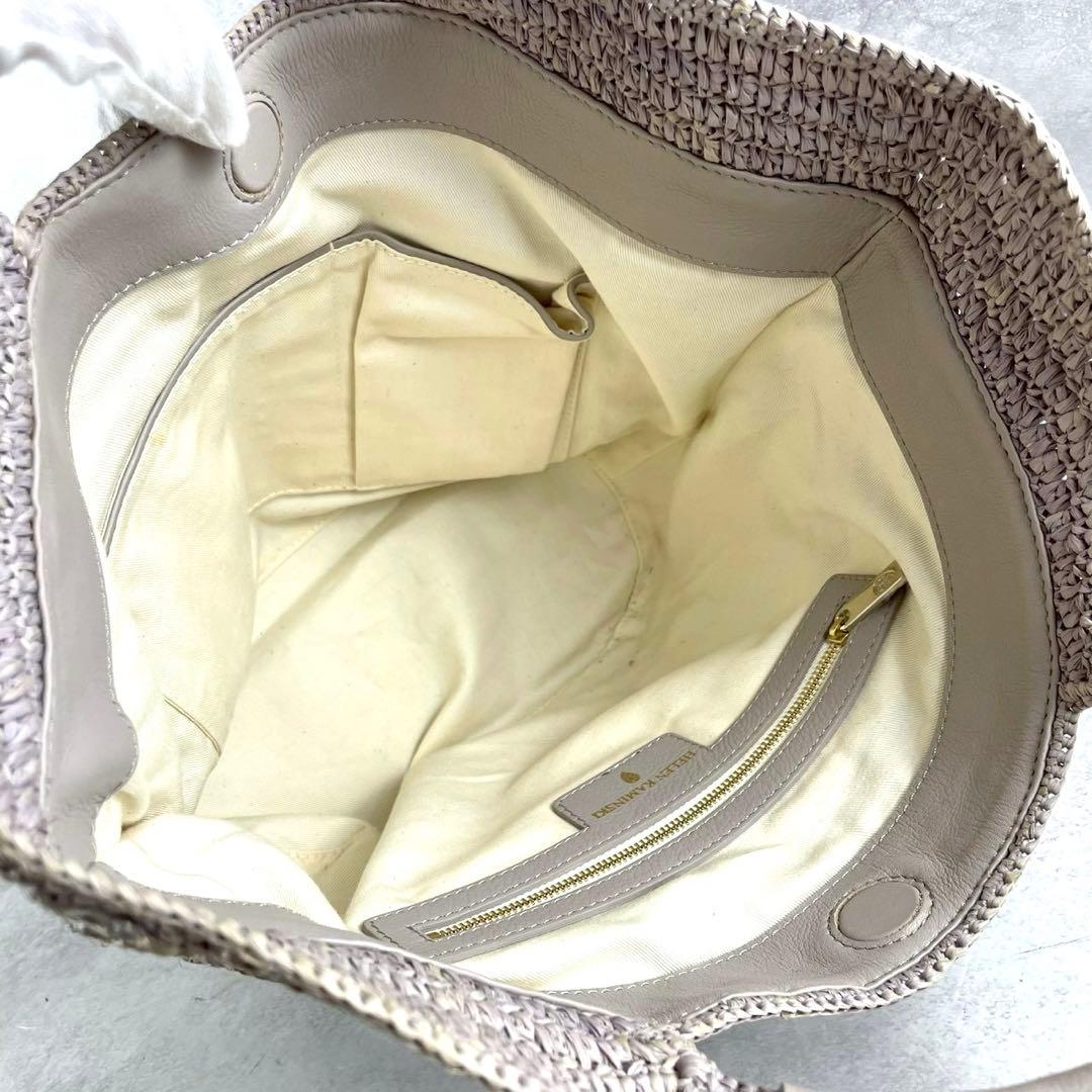 美品HELEN KAMINSKI ヘレンカミンスキーラフィア A4トートバッグ 美品HELEN KAMINSKI ヘレンカミンスキーラフィア A4トートバッグ