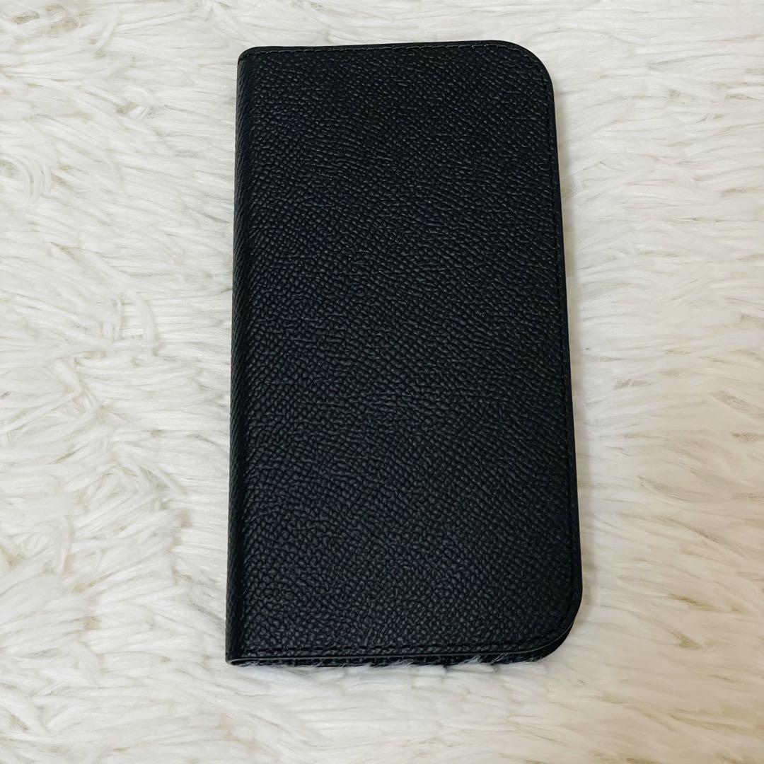 【美品】ボナベンチュラ　iPhoneケース 15Pro  ブラック　黒　手帳型