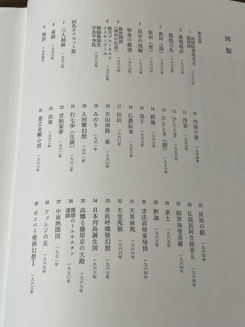 【美品】平山郁夫　画集　大型本