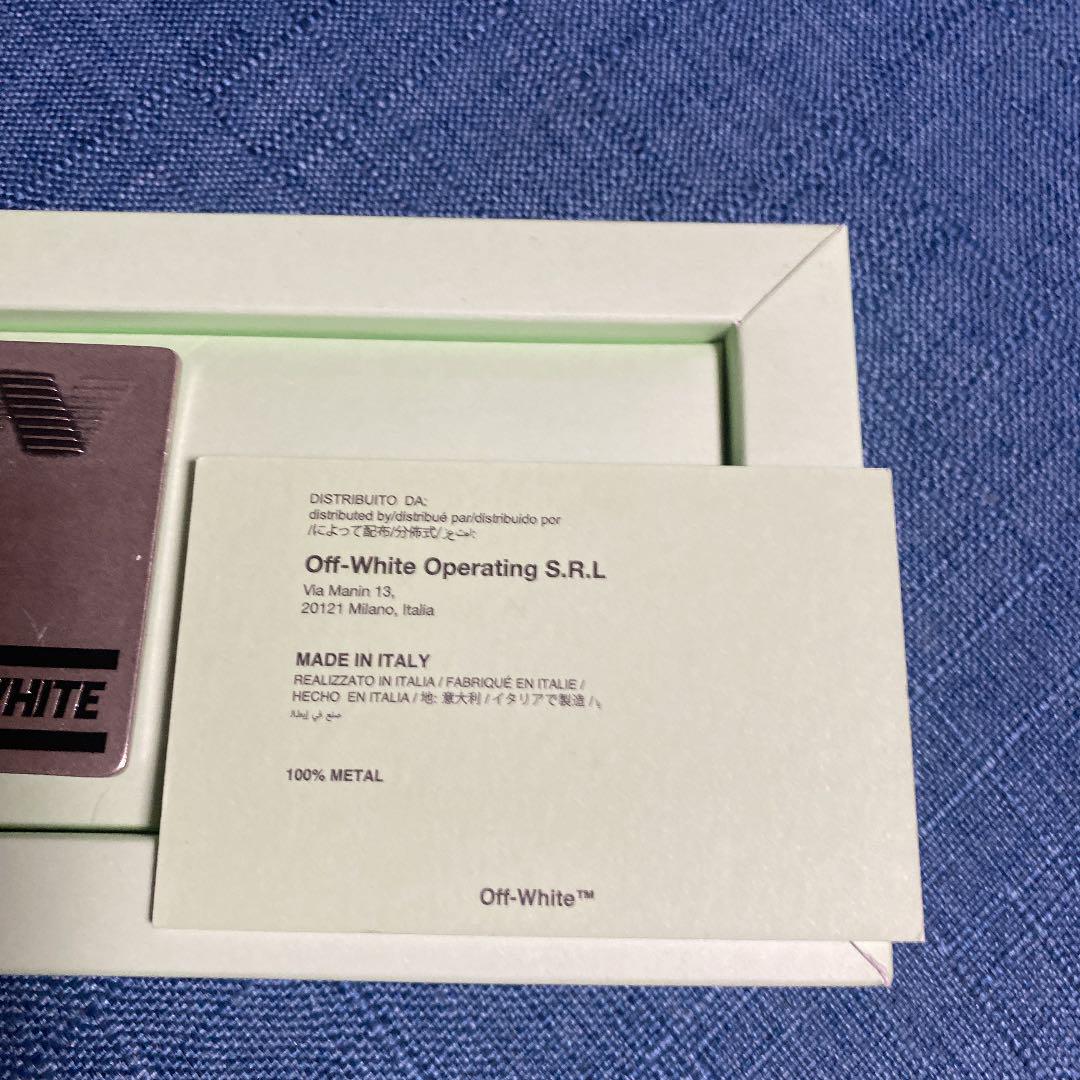 オフホワイト マネークリップ smTcZ-m17924008407 超特価お得