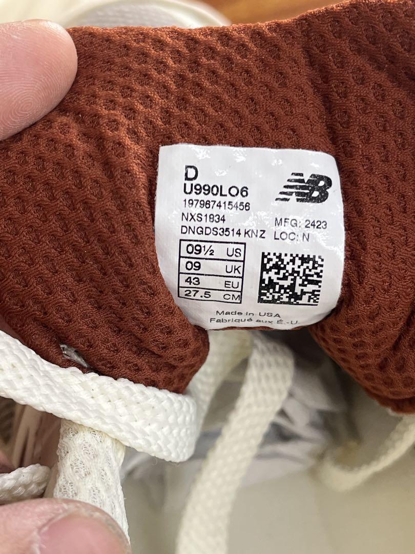 New Balance U990LO6 ベージュ/グレー
