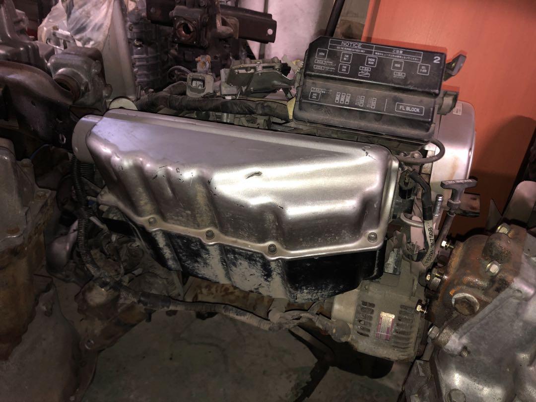AE101レビン トレノAT車用エンジン 補器類付属