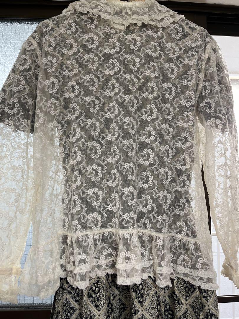 ピンクハウス 超豪華 総レース刺繍ブラウス【お値下げ不可 早い者勝ち】