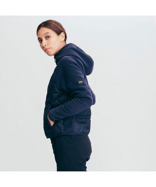 信頼 新品タグ付き☆ AIGLE ジャケットパーカー 定価3.2万 紺 エーグル ...