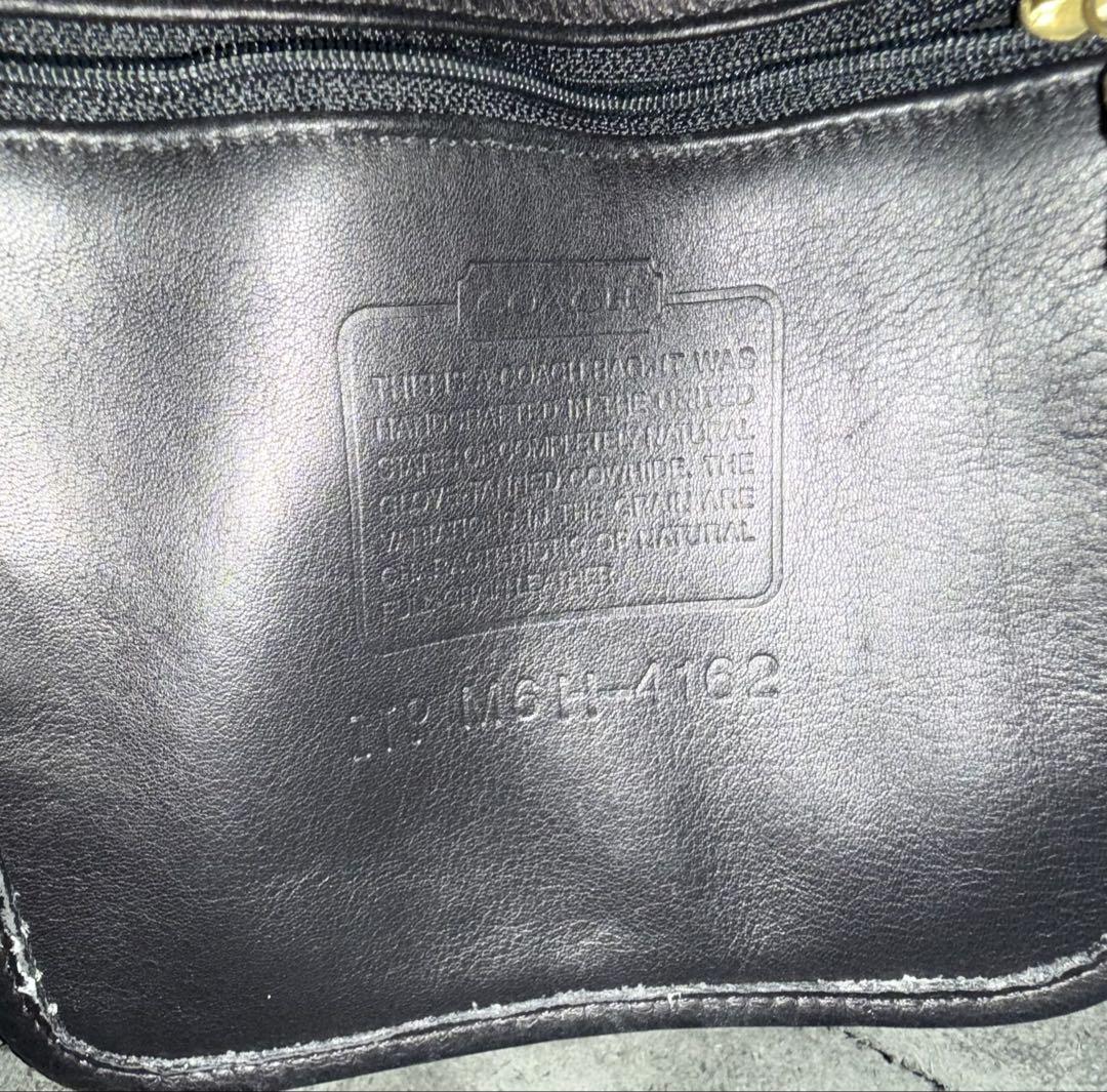 希少 オールド コーチ coach ショルダー ミニリュック 4162 ブラック
