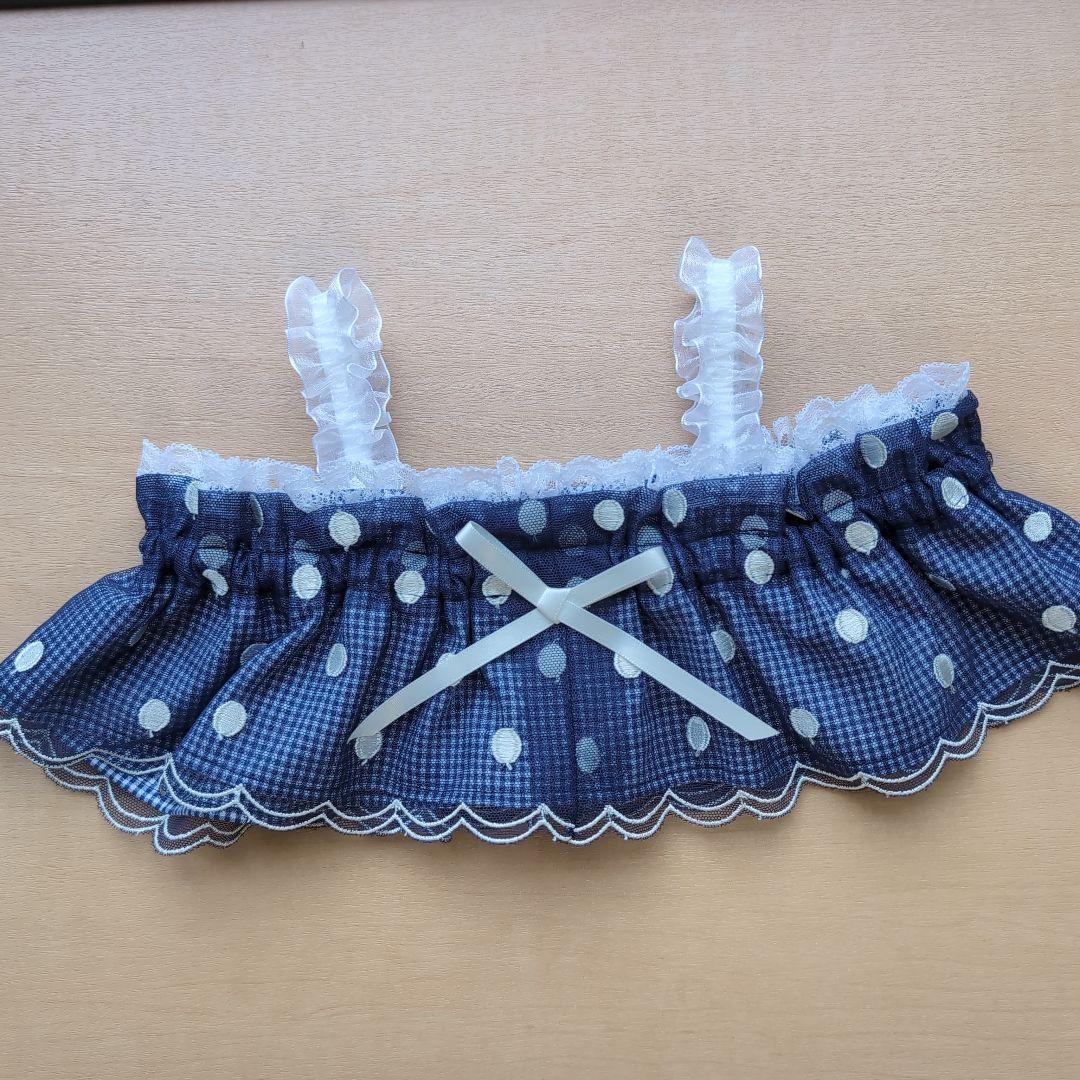 ラボット服　LOVOT　ハンドメイド　キャミワンピースレース39A2