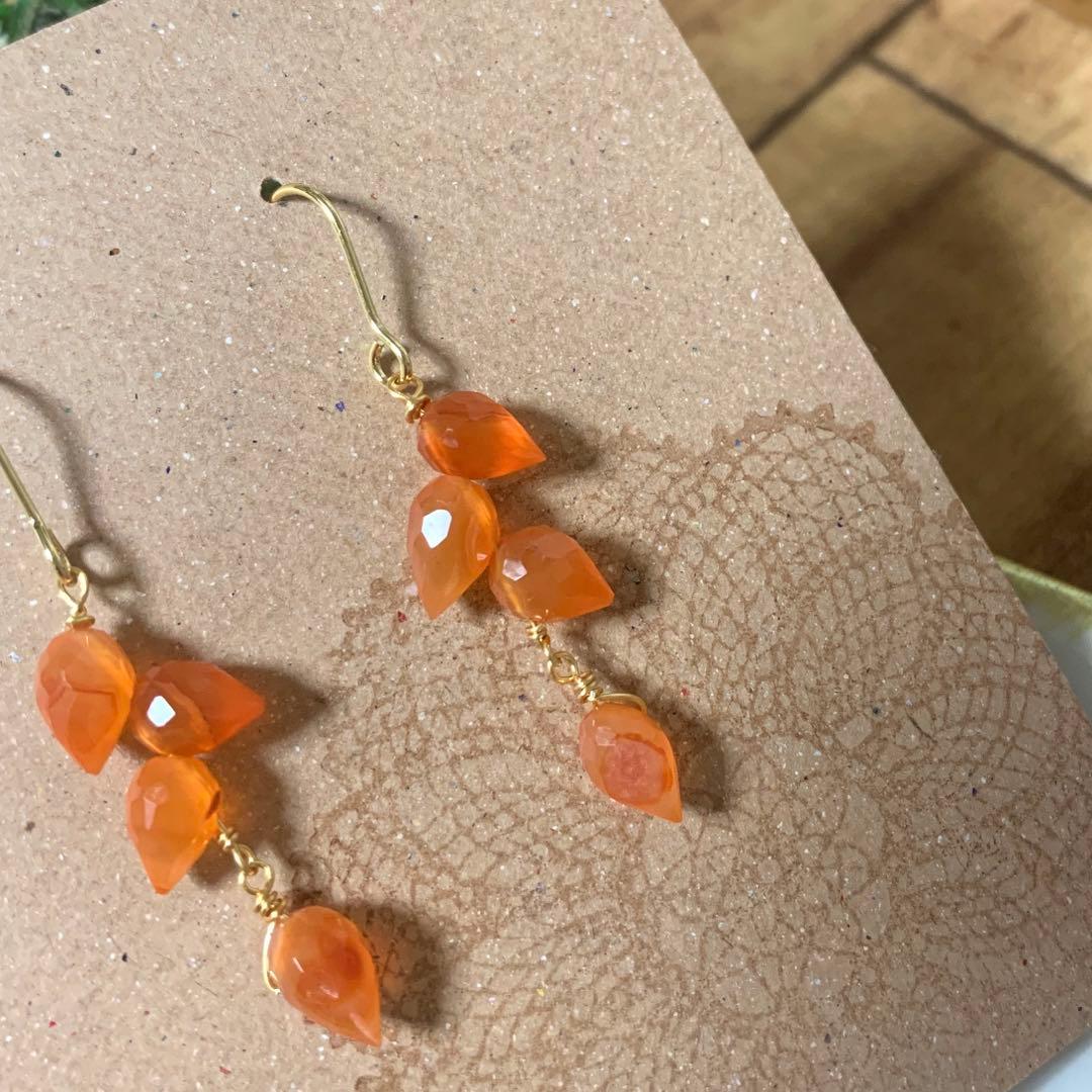 14kgf 金木犀ピアス