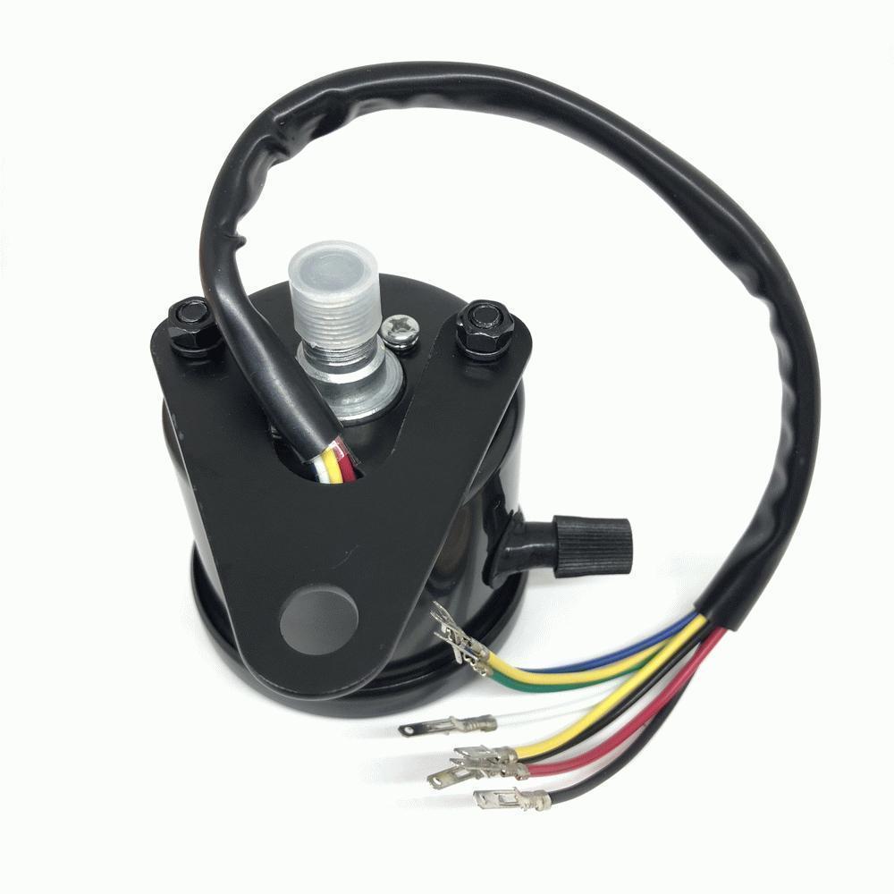 サイズ交換OK】 黒白 スピードメーター 機械式 アナログ 12v バイク LED www.tricostura.com.br サイズ交換OK】 黒白 スピードメーター 機械式 アナログ 12v バイク LED www.tricostura.com.br