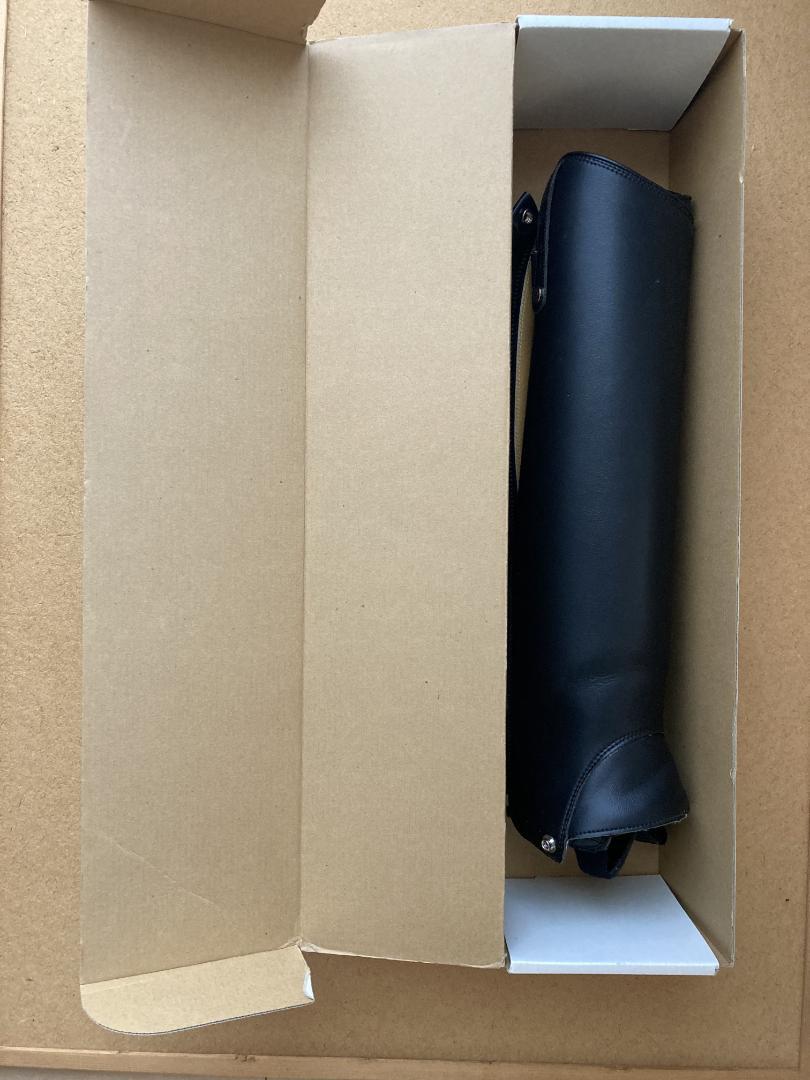 【連休特価！】ソメス 乗馬用チャップス (男性用 STR-LG, S/LONG)