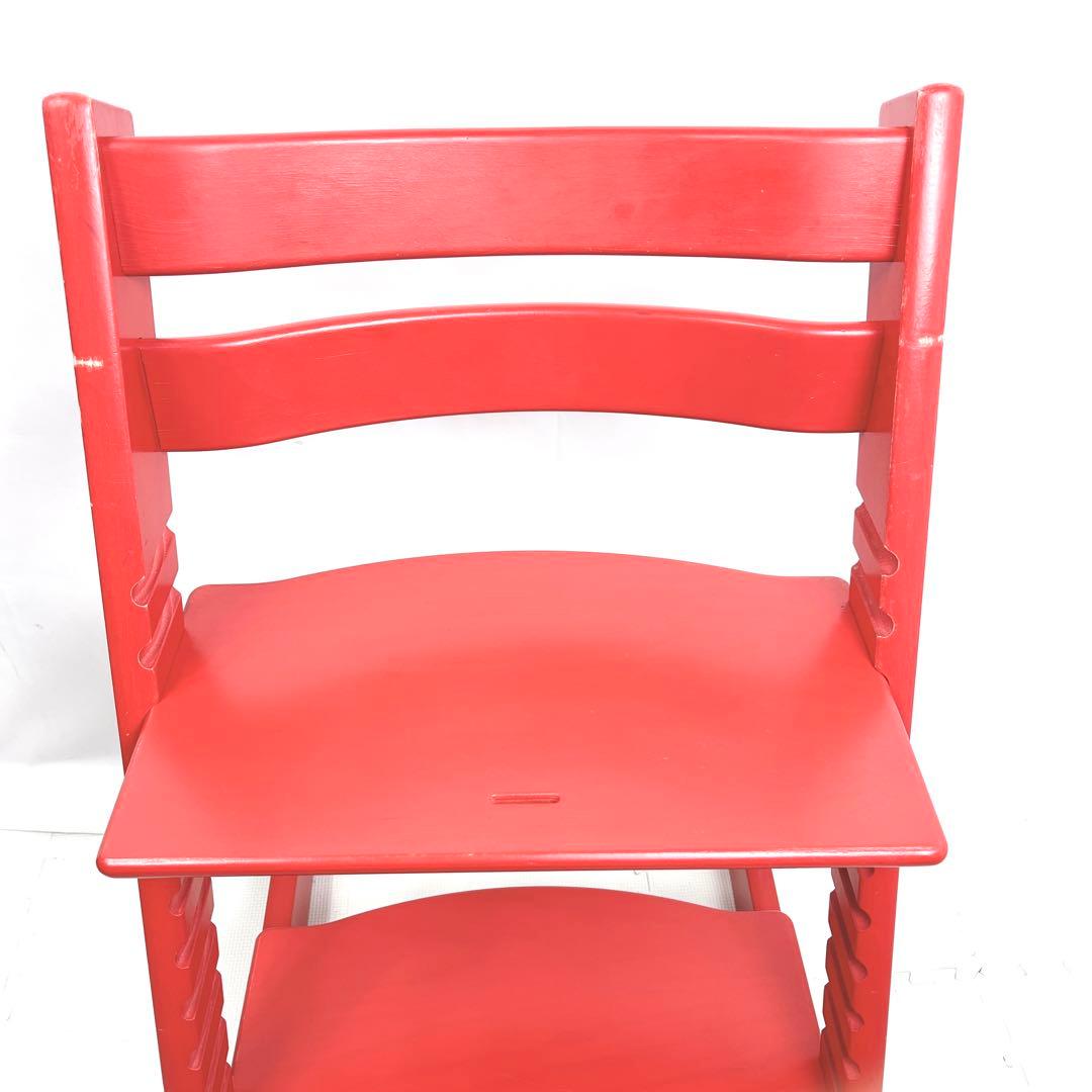 美品 STOKKE トリップトラップ レッド 赤 シリアルナンバー 4 No.4 美品 STOKKE トリップトラップ レッド 赤 シリアルナンバー 4 No.4