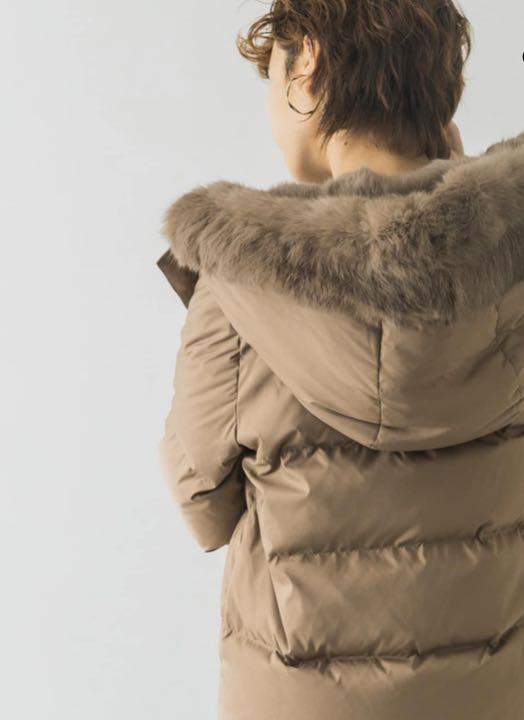 URBAN RESEARCH ラビットフードストレッチショートダウン M