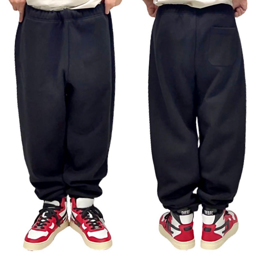 新品 カーハートwip ロゴ刺繍 ヘビー 裏起毛 ワイド スウェットパンツ L