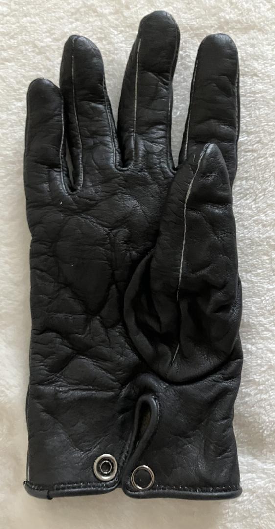 本革 カシミア グローブ Sen PAINT BLACK＆WHITE 5Days