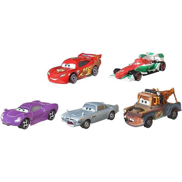 【平行輸入】マテル カーズ2 ピストンカップ ジオラマセット5台 ミニカー