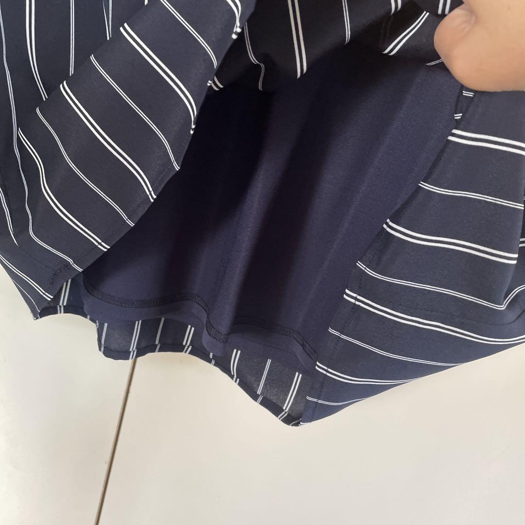 洋服の青山パーソンズストライプ9号半袖