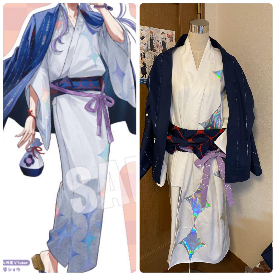 【かな様】にじさんじ　星 導　極楽湯コラボ浴衣
