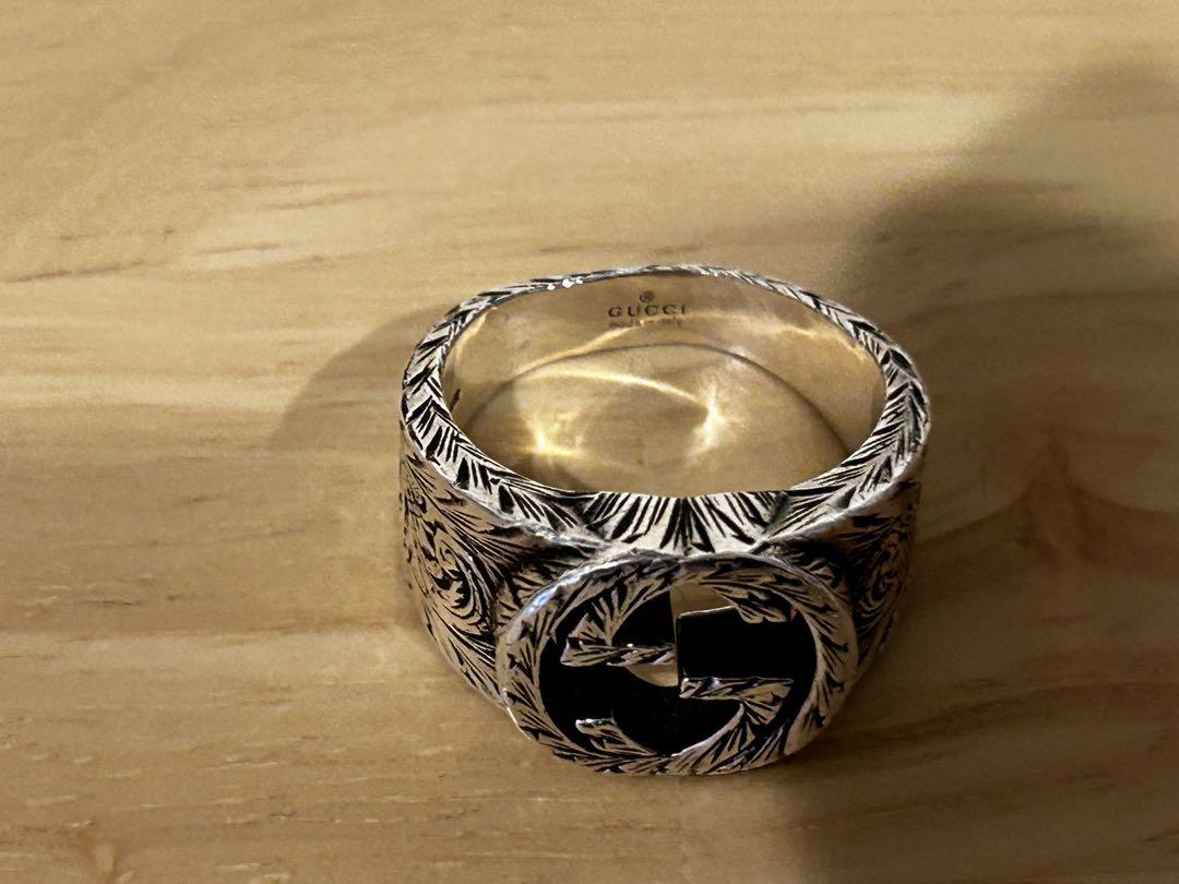 GUCCI グッチ インターロッキングG リング 19号