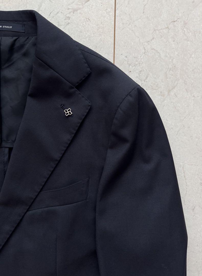 極美品・未使用級】 TAGLIATORE タリアトーレ ネイビースーツ 44