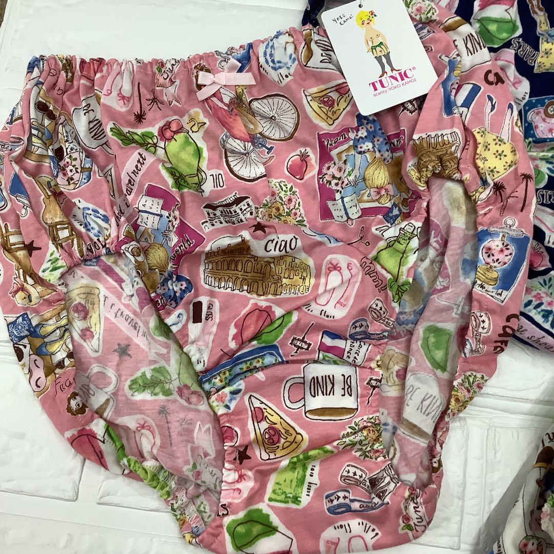 鴨居羊子 TUNIC 夏のさらさら綿100% オヤスミパンツ 3枚組 L