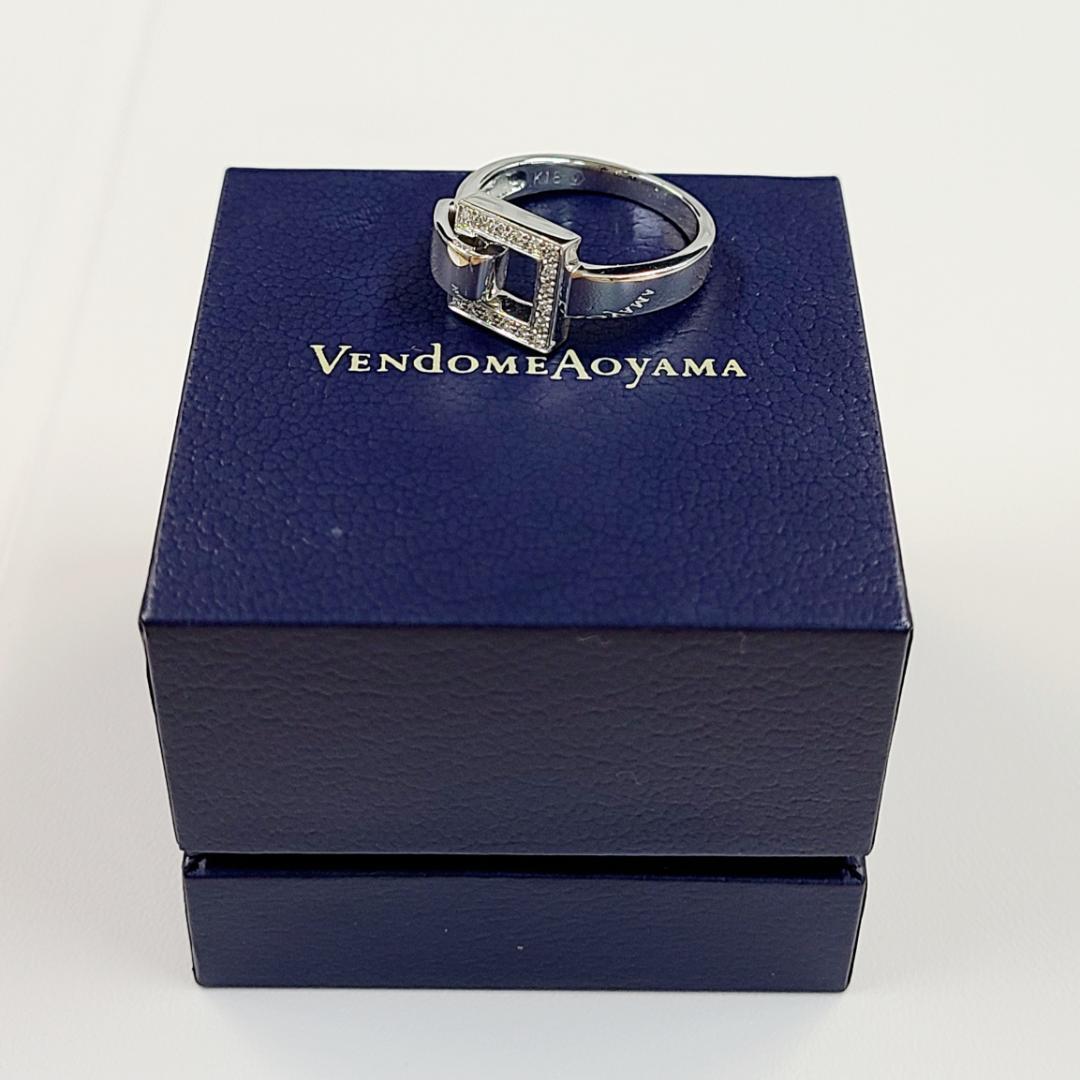 ヴァンドーム青山 Vendome Aoyama ダイヤモンド K18WG リング