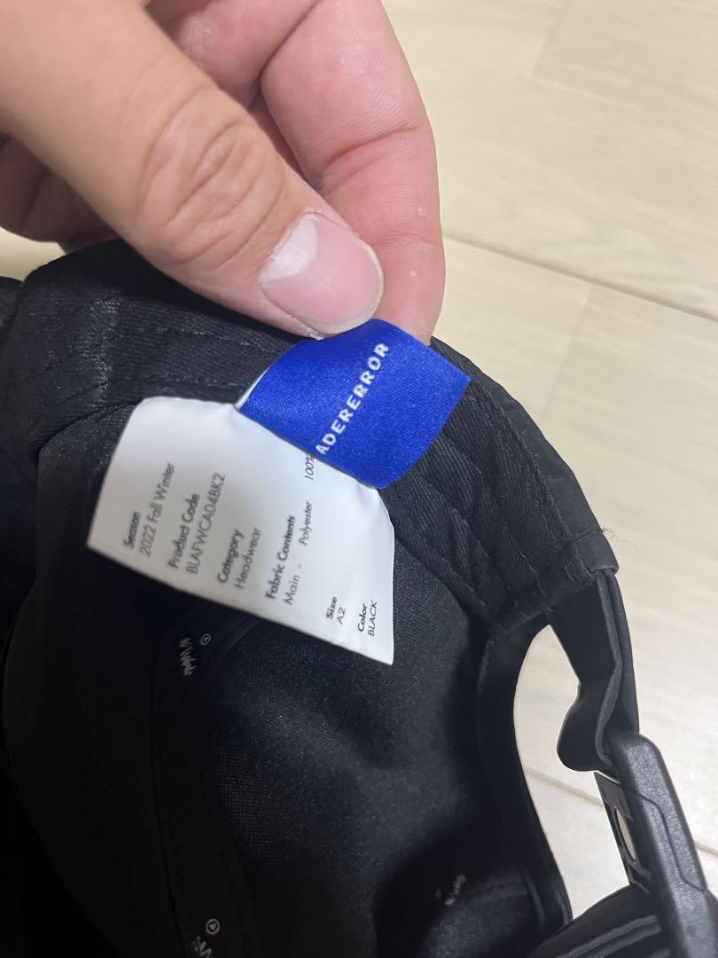 帽子その他 ADER ERROR Corte cap ADER ERROR(アーダーエラー) corte noir ボールキャップ - メルカリ