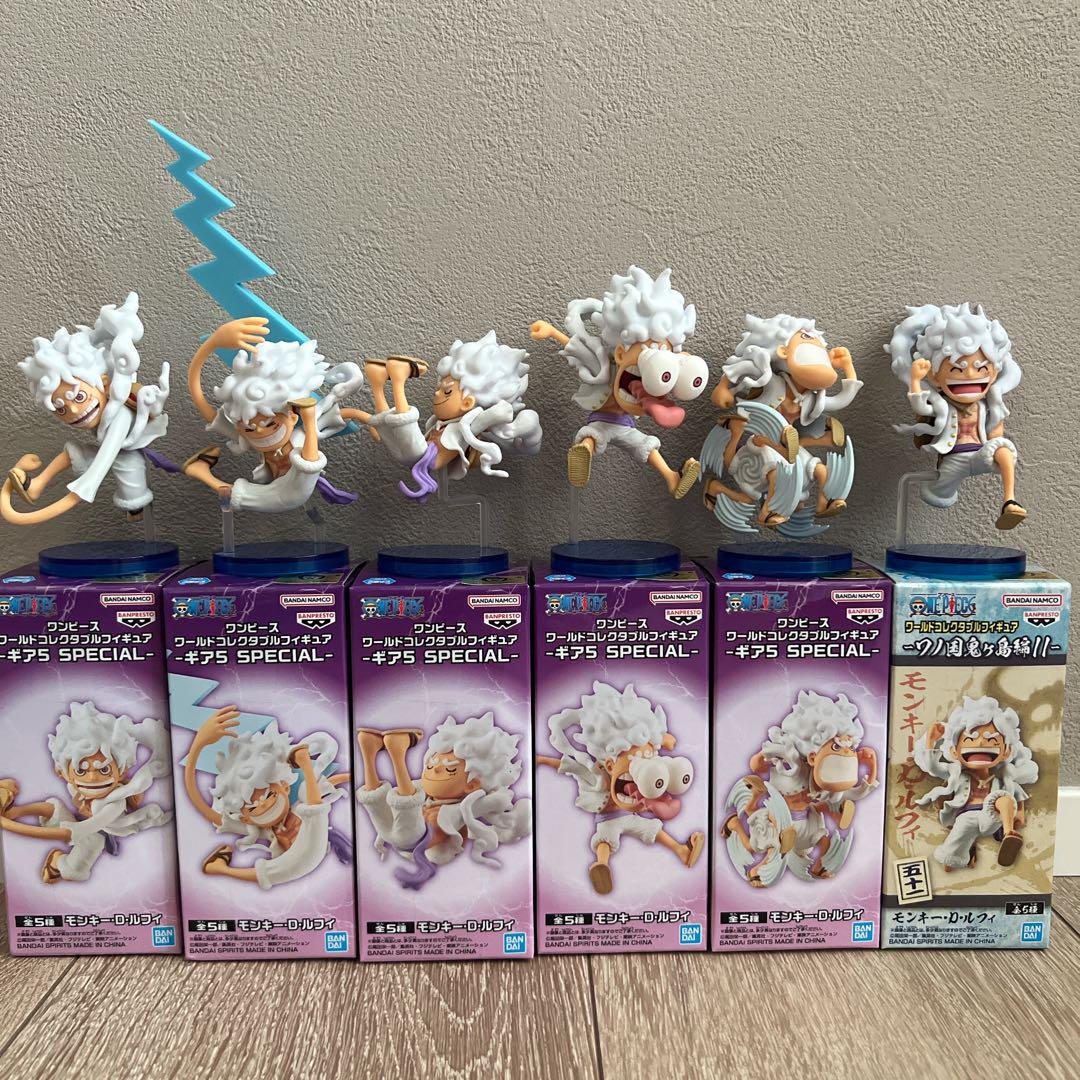 ワンピース　ワーコレ　ギア5セット ワンピース ワーコレ ギア5 SPECIAL ルフィ 全6種 コンプリート