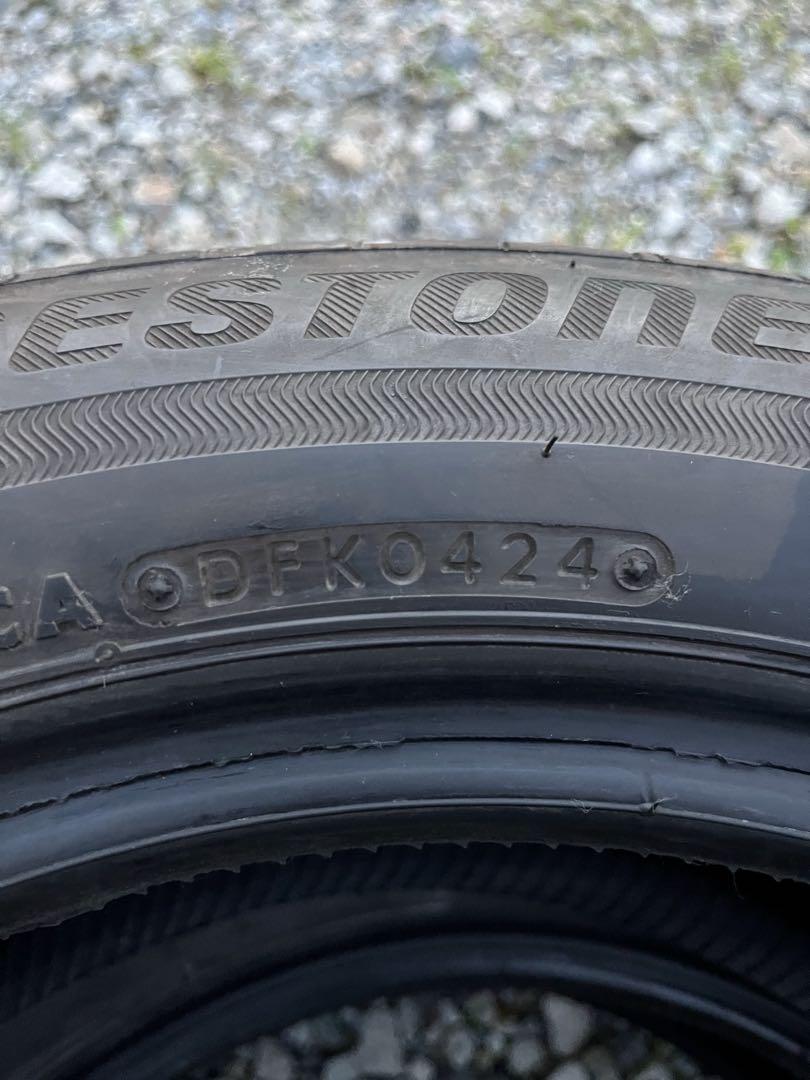 送料込み185/60r15BRIDGESTONE エコピア4本セットバリ山