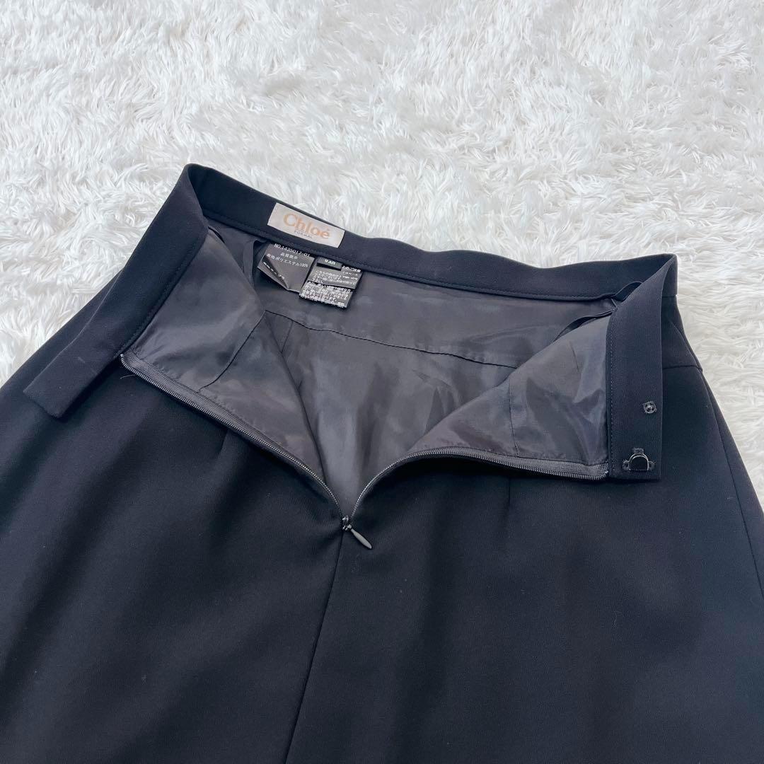 【極美品】Chloeクロエフォーマル スカートスーツセットアップ ブラック 9号 【極美品】Chloeクロエフォーマル スカートスーツセットアップ ブラック 9号