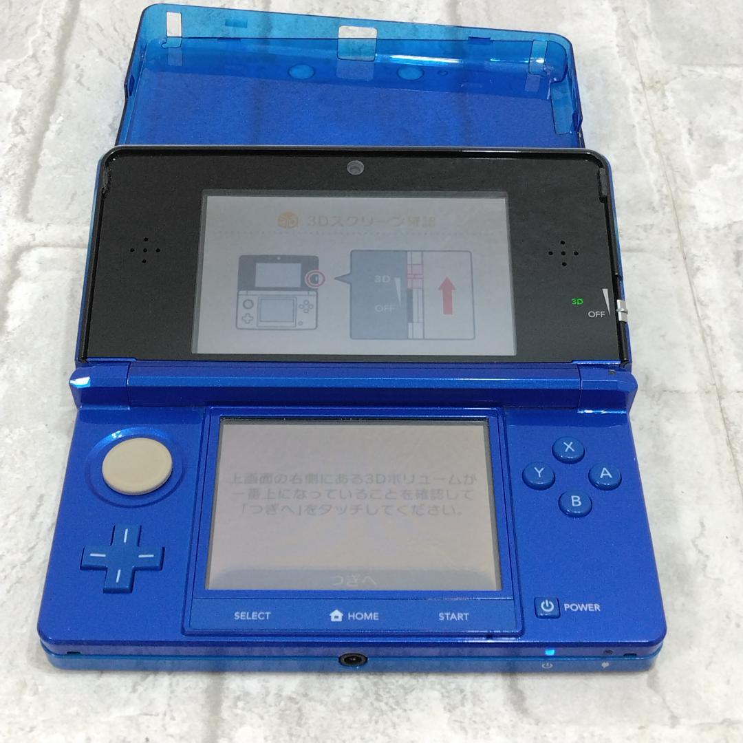 Nintendo 3DS コバルトブルー 本体のみ 中古現状品 - メルカリ
