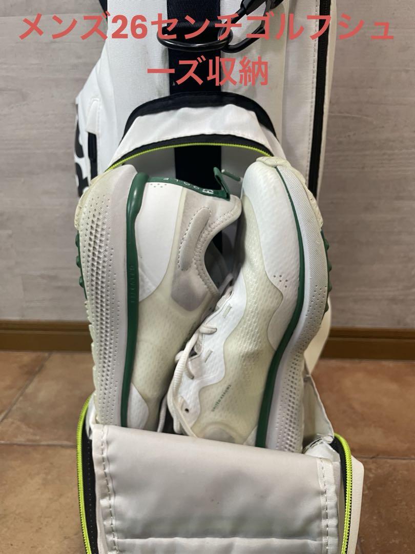 希少ブラック＆ホワイト 軽量 スタンド ゴルフバッグ le coq sportif GOLF ルコックスポルティフ ゴルフ（メンズ