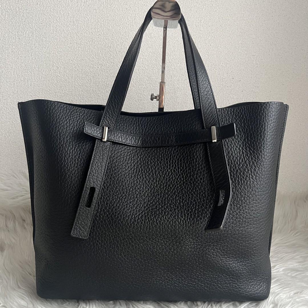 ✨️未使用級✨️ FURLA ジョーヴェ　 トートバッグ ブラック レザー ロゴ