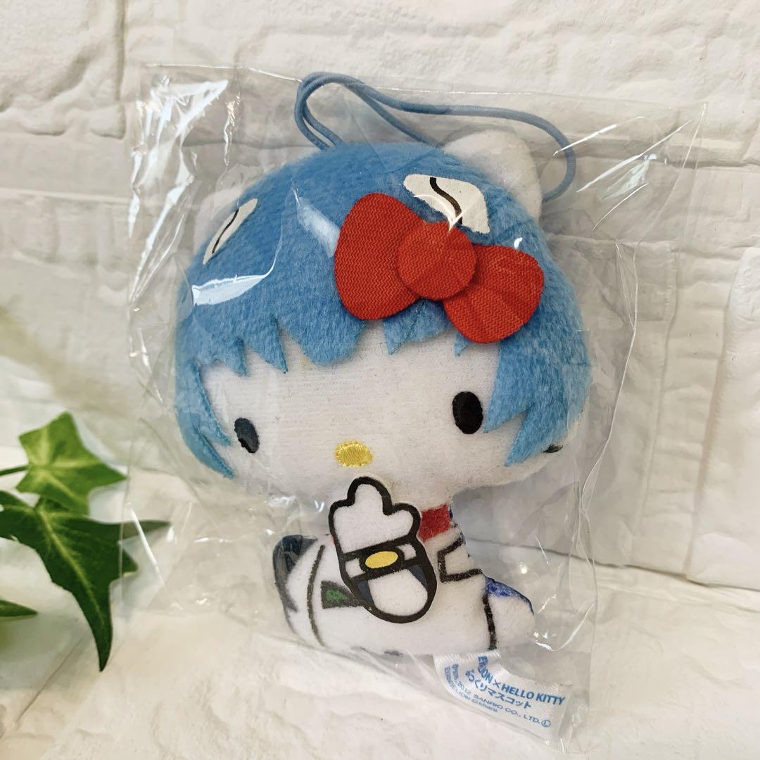ランキング第1位 綾波レイ エヴァンゲリオン×ハローキティ ぷっくりマスコット ストラップ