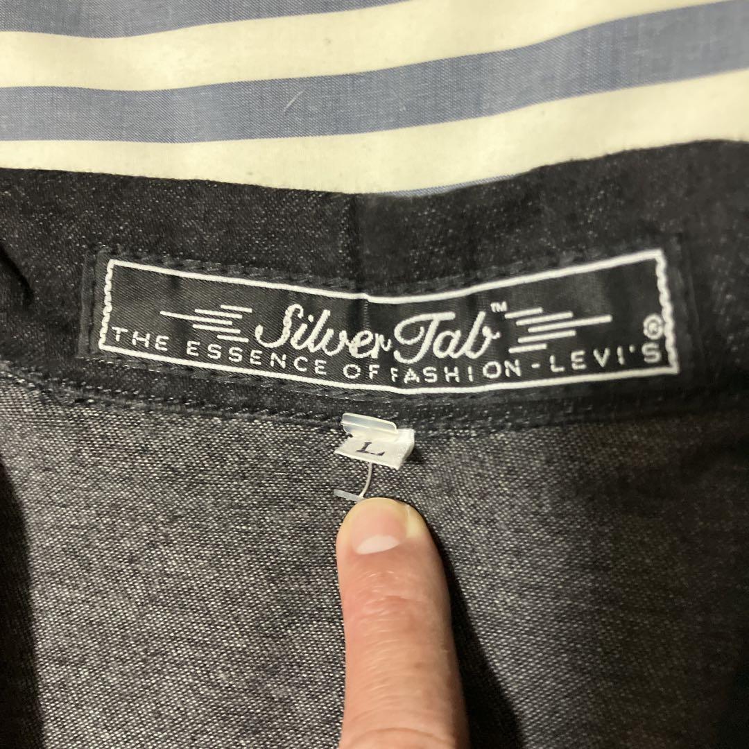 90s デッドストック　Levi's シルバータブ　ブラックデニム　ジャケット