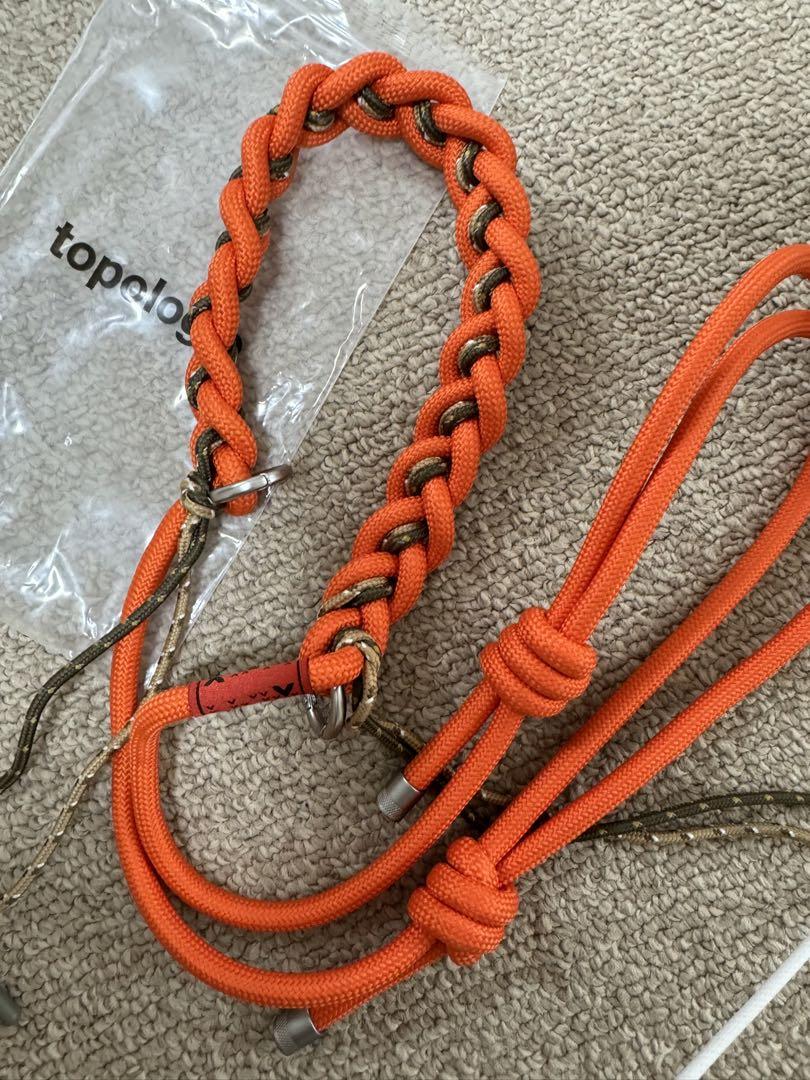 Topologie トポロジー 8.0mm ブレイデッド オーロープ オレンジ
