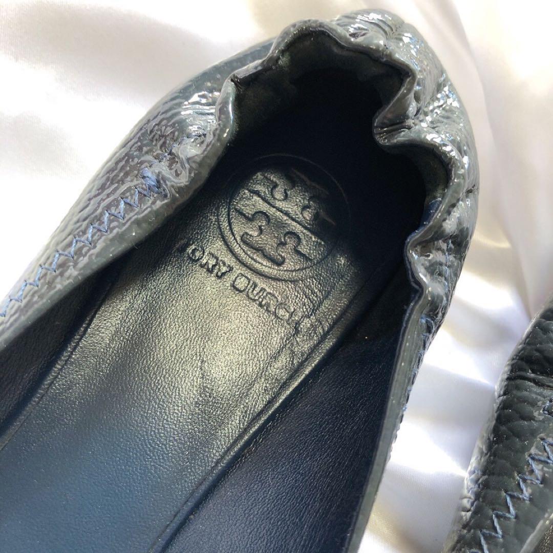 【美品】Tory Burchトリーバーチ フラットパンプス バレエシューズ  7
