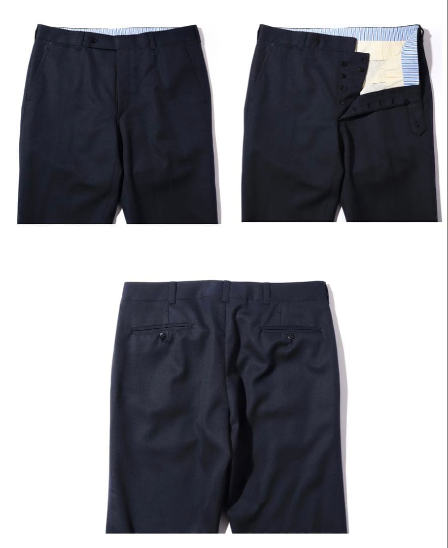 スラックス ネイビー