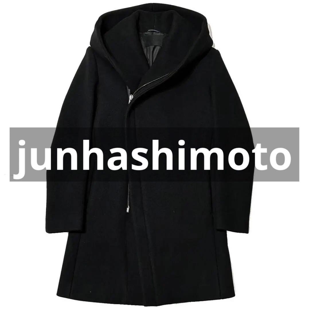 定価11万 junhashimoto WRAP COAT 2 黒 ラップコート2