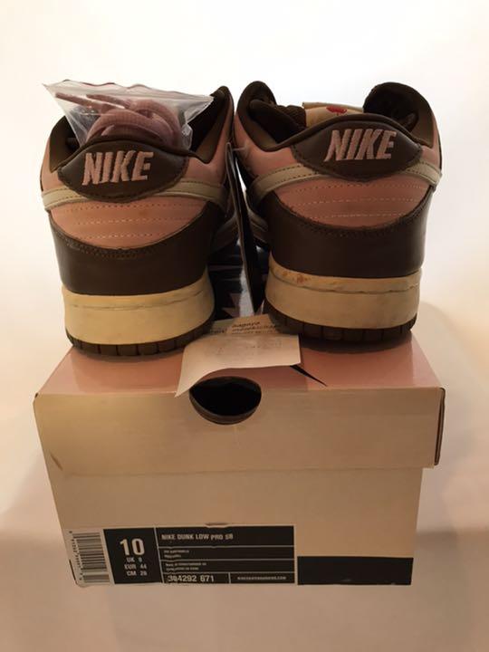 正規NIKE DUNK LOW PRO SB STUSSYCHERRY US10