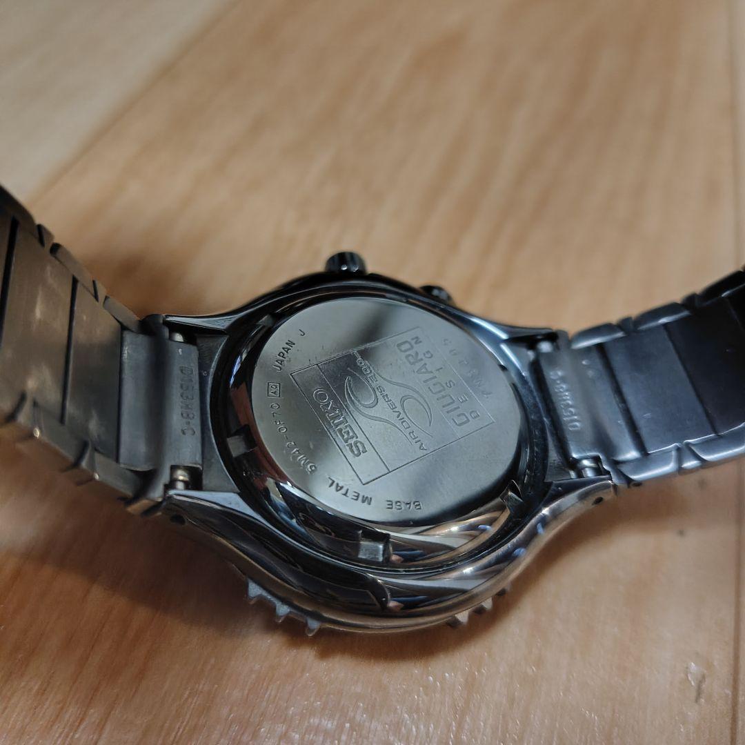 セイコー KINETIC SCUBA ジウジアーロデザイン 5M42-0F70